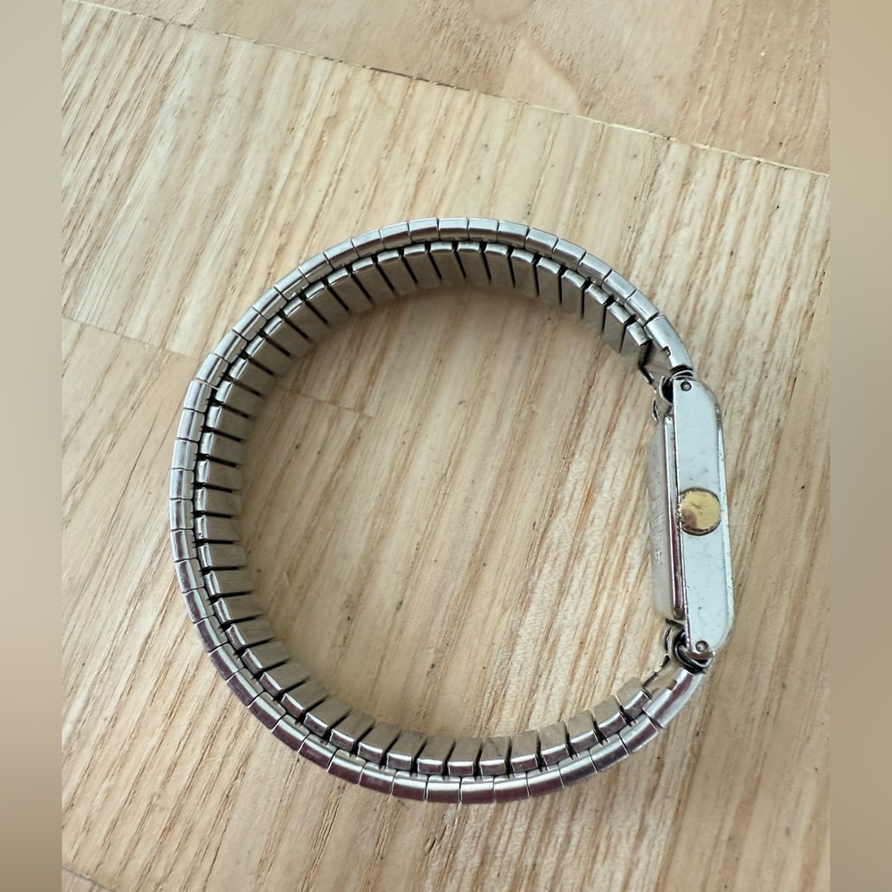 Vintage Pulsar Rectangular Silver Tone Expansion … - image 7